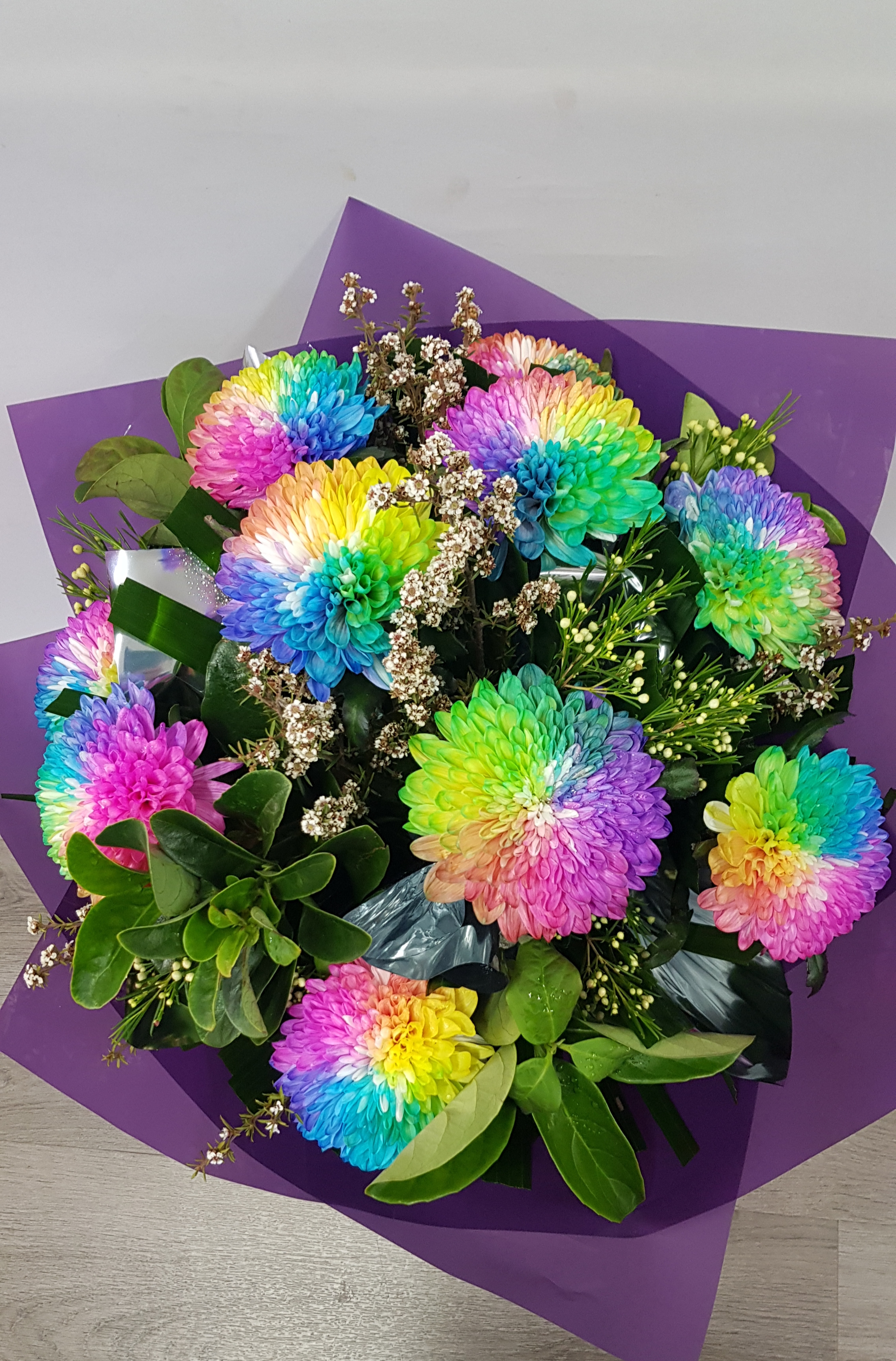 DF 18 - Rainbow Disbud Bouquet